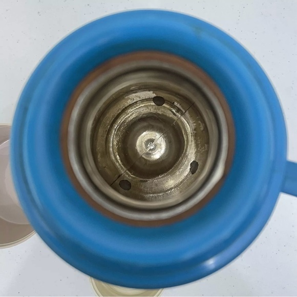 Vintage Bright Blue Thermos Narrow Neck 11.5” Model 25Q - Picture 5 of 8